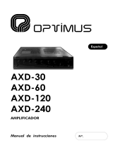 Optimus AXD-60 Manual de usuario