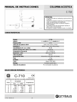 Optimus C-710 Manual de usuario