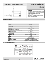 Optimus C-710VA Manual de usuario