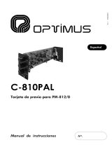 Optimus C-810PBA Manual de usuario