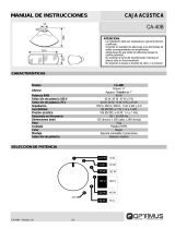 Optimus CA-40B Manual de usuario