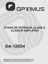 Optimus DA-120D4 Manual de usuario