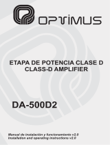 Optimus DA-500D2 Manual de usuario