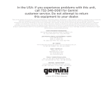 Gemini DRP-1 Manual de usuario