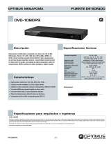 Optimus DVD-1080P9 Ficha de datos