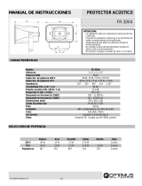 Optimus FR-30VA Manual de usuario