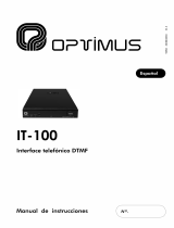 Optimus IT-100 Manual de usuario