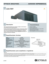 Optimus LCH70T Ficha de datos