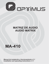 Optimus MA-410 Manual de usuario