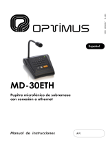 Optimus MD-30ETH Manual de usuario