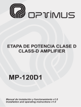 Optimus MP-120D1 Manual de usuario