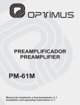 Optimus PM-61M Manual de usuario