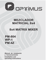 Optimus PM-804 Manual de usuario