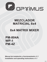 Optimus PM-804A Manual de usuario