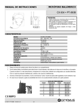 Optimus PT-850B CX-504 Manual de usuario