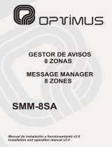 Optimus SMM-8SA Manual de usuario