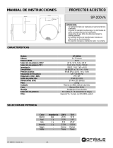 Optimus SP-20DVA Manual de usuario