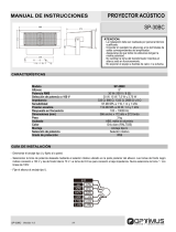 Optimus SP-30BC Manual de usuario