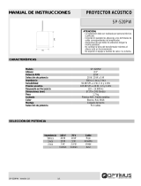 Optimus SP-520PW Manual de usuario
