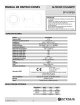 Optimus SP-916PEN Manual de usuario