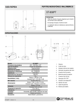 Optimus ST-850PT Manual de usuario