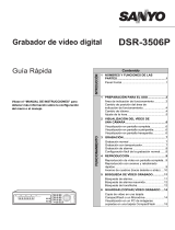 Sanyo DSR-3506P Manual de usuario