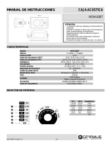 Optimus WCM-20BT Manual de usuario
