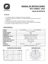 Optimus WCS-5300WU/S Manual de usuario