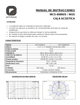 Optimus WCS-6500WU/S Manual de usuario