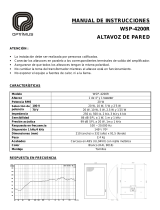 Optimus WSP-4200R Manual de usuario