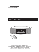 Bose WAVE MUSIC SYSTEM IV El manual del propietario