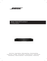 Bose ® Solo 10 series II TV sound system El manual del propietario