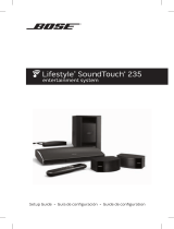 Bose Lifestyle SoundTouch 235 entertainment system Guía de inicio rápido