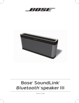 Bose SoundLink® Bluetooth® speaker III El manual del propietario