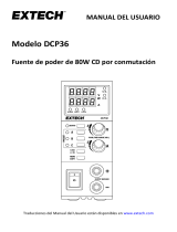 Extech Instruments DCP36 Manual de usuario