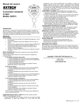 Extech Instruments 365515 Manual de usuario