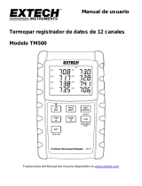 Extech Instruments TM500 Manual de usuario