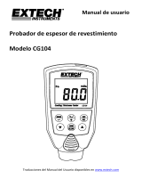 Extech Instruments CG104 Manual de usuario