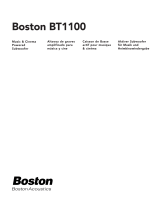 Boston Acoustics BT1100 El manual del propietario