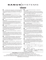 Sanus VISIONMOUNT LCD WALL MOUNT-VM400 El manual del propietario