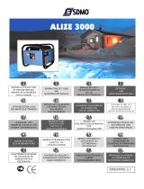 SDMO ALIZE 3000 2800W El manual del propietario