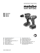 Metabo BS 18 LI 18V El manual del propietario