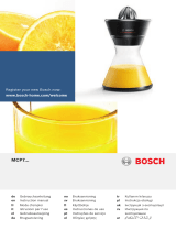 Bosch MPC72GPW El manual del propietario
