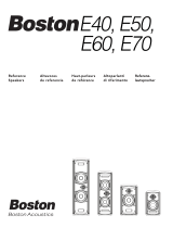 Boston Acoustics E60 El manual del propietario