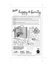 Mattel Happy Family Grandma's Kitchen Giftset Instrucciones de operación