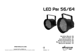 BEGLEC LED PAR64/Silver El manual del propietario