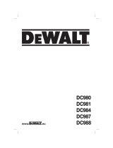 DeWalt DC987 El manual del propietario
