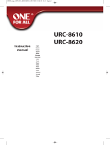 One For All URC-8620 El manual del propietario