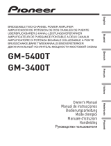 Pioneer GM-3400T Manual de usuario
