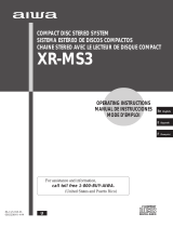 Aiwa XR-MS3 Manual de usuario